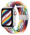 Devia Deluxe Sport4 Řemínek pro Apple Watch 40/41/42mm Rainbow / Řemínek / Nylonový pletený / Nastavitelný (6938595381690)