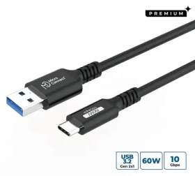 MicroConnect Premium USB-C - USB-A černá / Kabel / 0,5 m (USB3.2AC05)