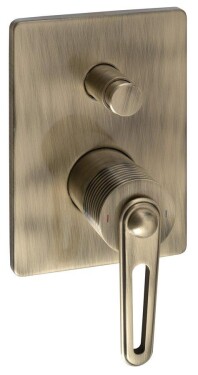 SAPHO - BEBÉ podomítková sprchová baterie, 2 výstupy, bronz BB042/18