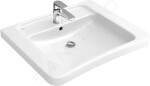 VILLEROY & BOCH - ViCare Umyvadlo Vita, 650x550 mm, s přepadem, otvor pro baterii, Ceramicplus, bílá 517867R1