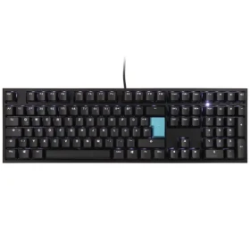 Ducky One 2 PBT Cherry MX-Silver černá / herní klávesnice / podsvícená / mechanická / drátová USB-C / DE (DKON1808S-PDEPDAZW1)