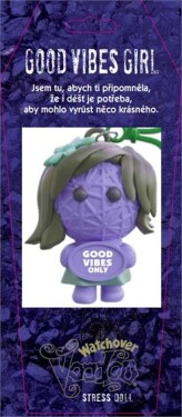 Antistresová klíčenka: Voodoo panenka - Good Vibes Girl - Albi