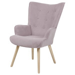 Relaxační křeslo, růžová, látka, AK-301 PINK2
