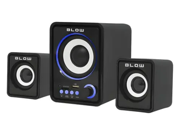 Blow PC reproduktory černá / Reproduktory / 2.1 / 3 W RMS / USB / 3.5mm Jack (66-377#)