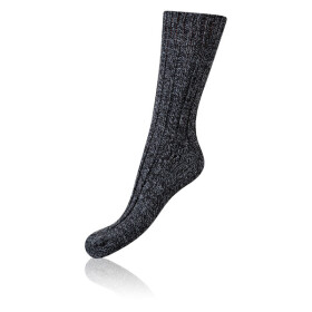 Zimní unisex ponožky NORWEGIAN STYLE SOCKS - BELLINDA - černá 39 - 42