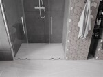 MEXEN/S - Velar Duo posuvné sprchové dveře 150, transparent, chrom 871-150-000-02-01
