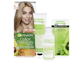 Garnier Color Naturals permanentní barva na vlasy 8.0 světlá blond, 60+40+12ml