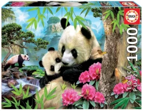 EDUCA Puzzle Panda s mládětem