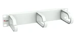 Equip 10" světle šedá / Vyvazovací panel / 1U / 3x plastová úchytka (327342)
