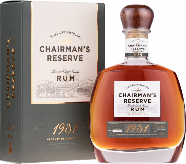 Chairman's Reserve 1931 Finest St. Lucia Rum 46% 0,7 l (tuba)