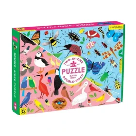 Mudpuppy Oboustranné puzzle Brouci a ptáci