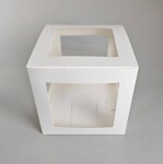 Dortisimo Dortový box na dorty s 5 okny (25 x 25 x 25 cm)
