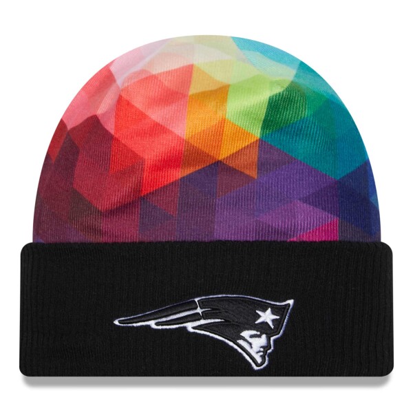 New Era Pánská zimní čepice New England Patriots NFL 2023 On-Field Crucial Catch