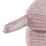 PLUSH NEST PLUSH NEST Plyšová hrací podložka ve tvaru květu 115 × 115 × 5 cm, prémiový manšestr, světle růžová