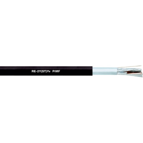 LAPP 32465/500 datový kabel RE-2Y(ST)Yv PiMF 4 x 2 x 1.3 mm² černá 500 m