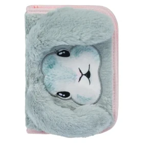 BAAGL Školní penál klasik dvě chlopně Bunny / 20x15x3 cm (A-32880)