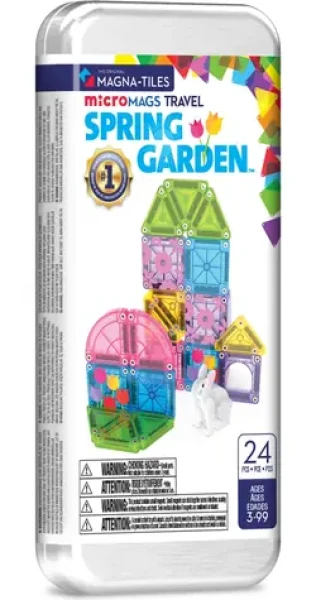 MAGNA-TILES Magnetická stavebnice microMAGS Jarní zahrada