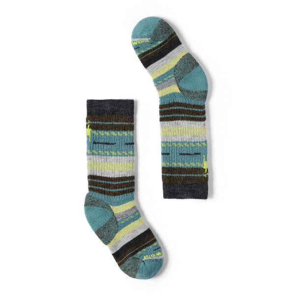 Dětské merino ponožky SMARTWOOL Kids' Hike Full Cushion Margarita Crew S, Dusty Teal velikost: 29-32 (M)