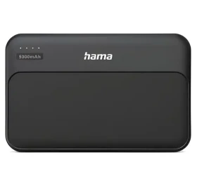 Hama Pocket 5 černá / Powerbanka / 5000 mAh / 2x USB-A / 5V / 2.1A
