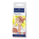 Faber-Castell Umělecký popisovač Pitt Artist Pen Brush Manga Kaoiro 167168, sada 6 ks