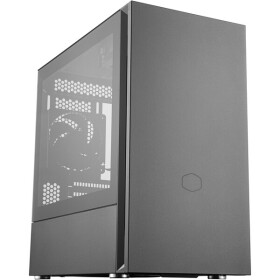 Cooler Master Silencio S400 TG / Micro ATX / 2x USB 3.0 + čtečka SD karet / 2x 120 mm / Bez zdroje / průhledná bočnice (MCS-S400-KG5N-S00)