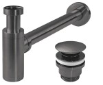REA - Umyvadlový sifon s univerzální výpustí click-clack - Titan REA-A1562