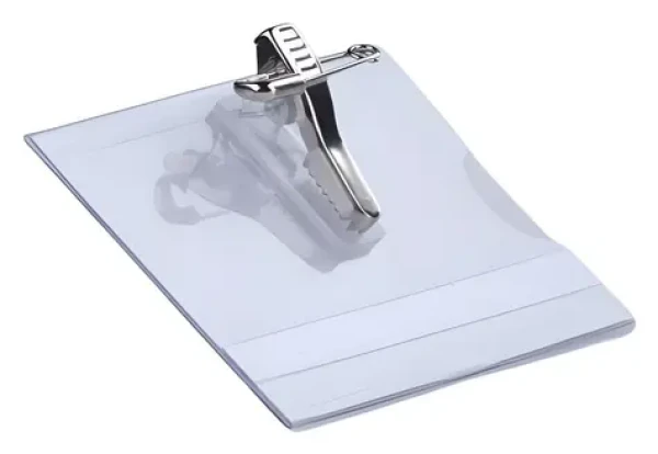 Eurosupplies Visačka CT 123 čirá / Visačka / 60 x 90 mm / balení 50 ks / špendlík, svorka krokodýl (LAMBACT123)