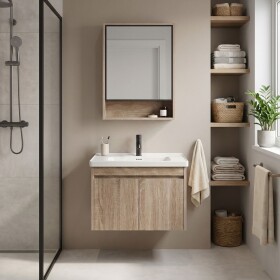 REA - Sada koupelnového nábytku s umyvadlem Luno DB68-60 60CM REA-M0600