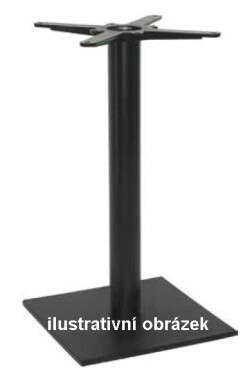 Mila Design centrální stolová noha BD 004 barva: nerez mat (85374)