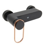 Sprchová baterie SAT Fusion bez sprchového setu 150 mm černá/bronz SATBSFU268CPCBR SATBSFU268CPCBR