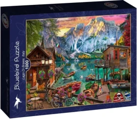 BLUEBIRD Puzzle Jezero Braies, Itálie