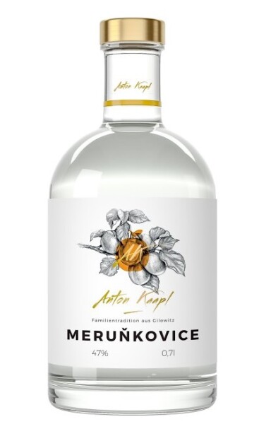 Anton Kaapl Meruňkovice 47% 0,7 l (holá láhev)