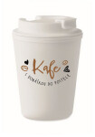 KAFE S DONÁŠKOU DO POSTELE - bílý termohrnek 300 ml