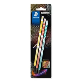 STAEDTLER Grafitová tužka Norix HB / 3 ks / recyklované dřevo / PEFC (181-HBBK3)