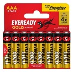 Alkalické mikrotužkové baterie AAA 8ks - Eveready Gold