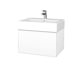 Dřevojas - Koupelnová skříňka VARIANTE SZZ 60 pro umyvadlo Duravit Vero - M01 Bílá mat / M01 Bílá mat 263461