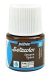 Barva na textil Pébéo Setacolor Opaque 45 ml - Hnědá čokoládová 88