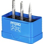 PFERD 21214183 frézovací kolík tvrdokov Špičatý kužel Délka 41 mm Vnější Ø 3 mm Pracovní délka 11 mm Ø hřídele 3 mm 1 ks