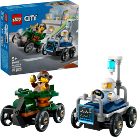 LEGO® City 60459 Závodní balíček: Letadlo vs. nemocniční lůžko - LEGO® City