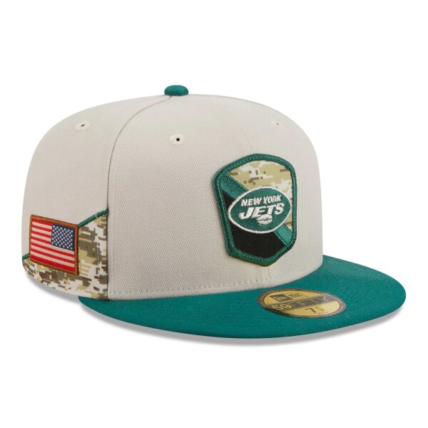 New Era Pánská kšiltovka New York Jets NFL 2023 Salute to Service 59FIFTY Fitted Velikost: 7 3/8