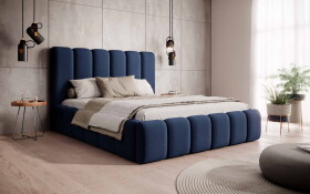 FRONTI Postel MODEL 14 160x200 modrá - MAGIC VELVET 2216