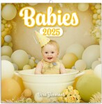 Poznámkový kalendář Babies Věra Zlevorová 2025, 30 30 cm