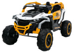 Mamido Elektrické autíčko Buggy M3 4x4 žluto-bílé