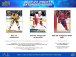Upper Deck Hokejové Karty 2022-23 UD Extended Series Hobby Balíček