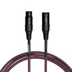 Cascha Standard Line Mic Cable Purple 2m