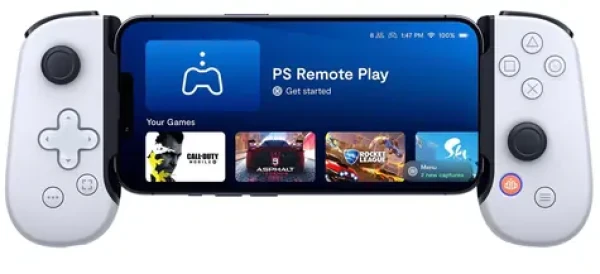 Backbone One Playstation Edition pro iPhone bílá / Herní ovladač pro mobilní telefony (BB-02-W-S)