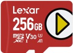 Lexar PLAY microSDXC 256GB / čtení: 150MBs / UHS-I U3 / A1 / Class 10 (LMSPLAY256G-BNNNG)