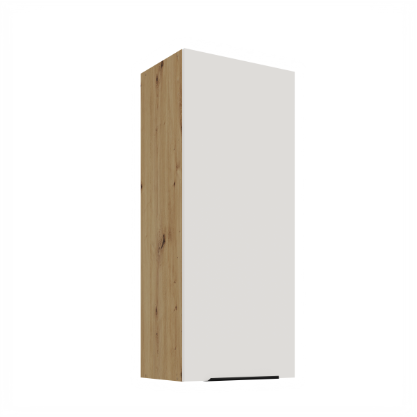 Horní skříňka Aria 45 G-108 1F Barva korpusu: Dub artisan, Barva dvířek: WH - Crystal white AFM