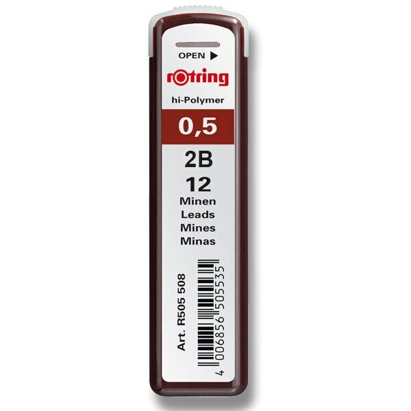 Rotring Tuhy 2B Tuhy do mikrotužky