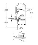 GROHE - QuickFix Start Dřezová baterie, chrom 30469000